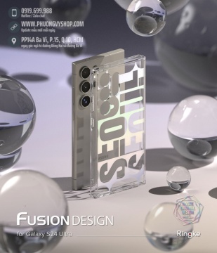 Ốp dẻo Ringke FUSION Design (SEOUL) Galaxy S24 Ultra